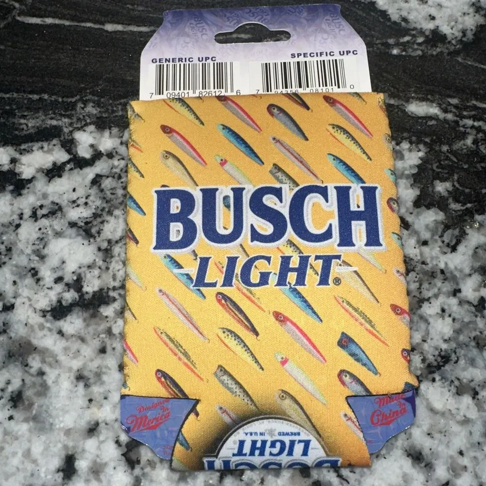 Busch Light Fish Fish Fish Can Cooler Koozie